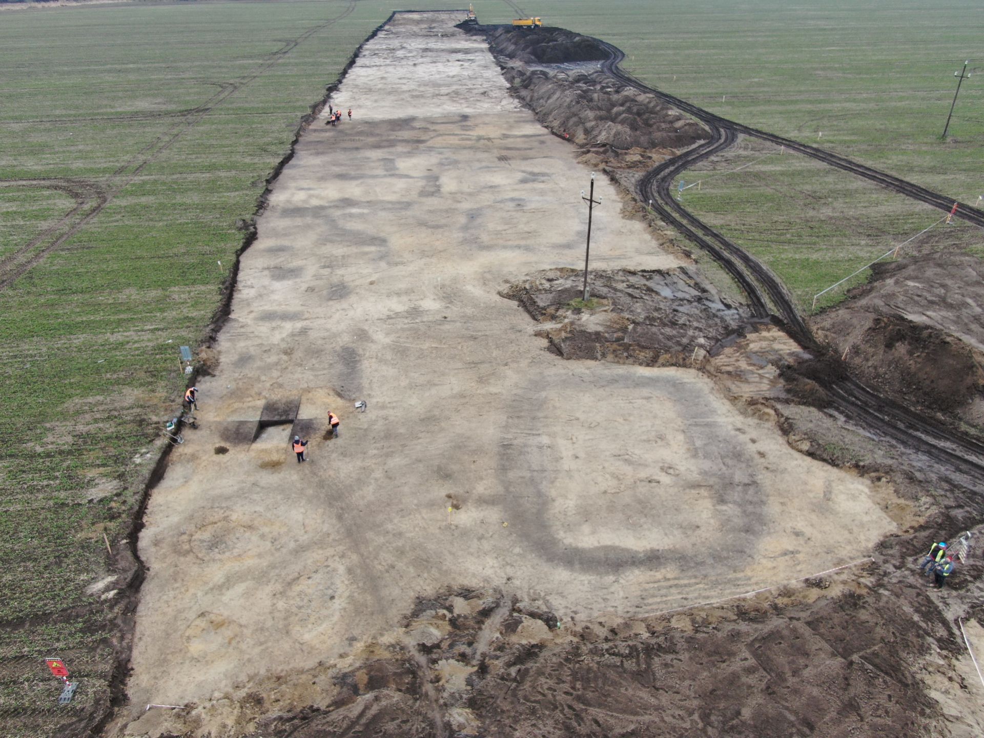 Archeologický nález při výstavbě dálničního přivaděče